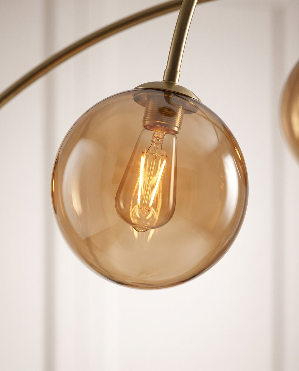 Ember sputnik chandelier detail