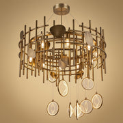 Imperial Cascade Chandelier - Brushed Gold