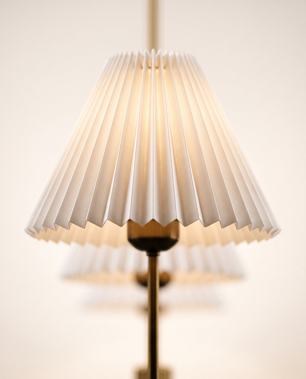 Pleat chandelier detail