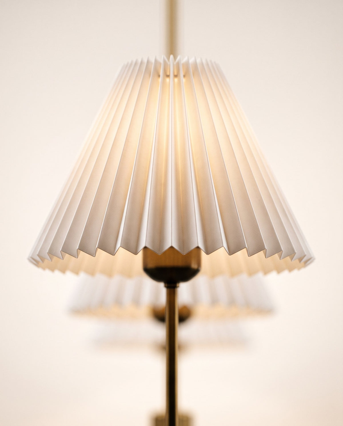 Pleat chandelier detail