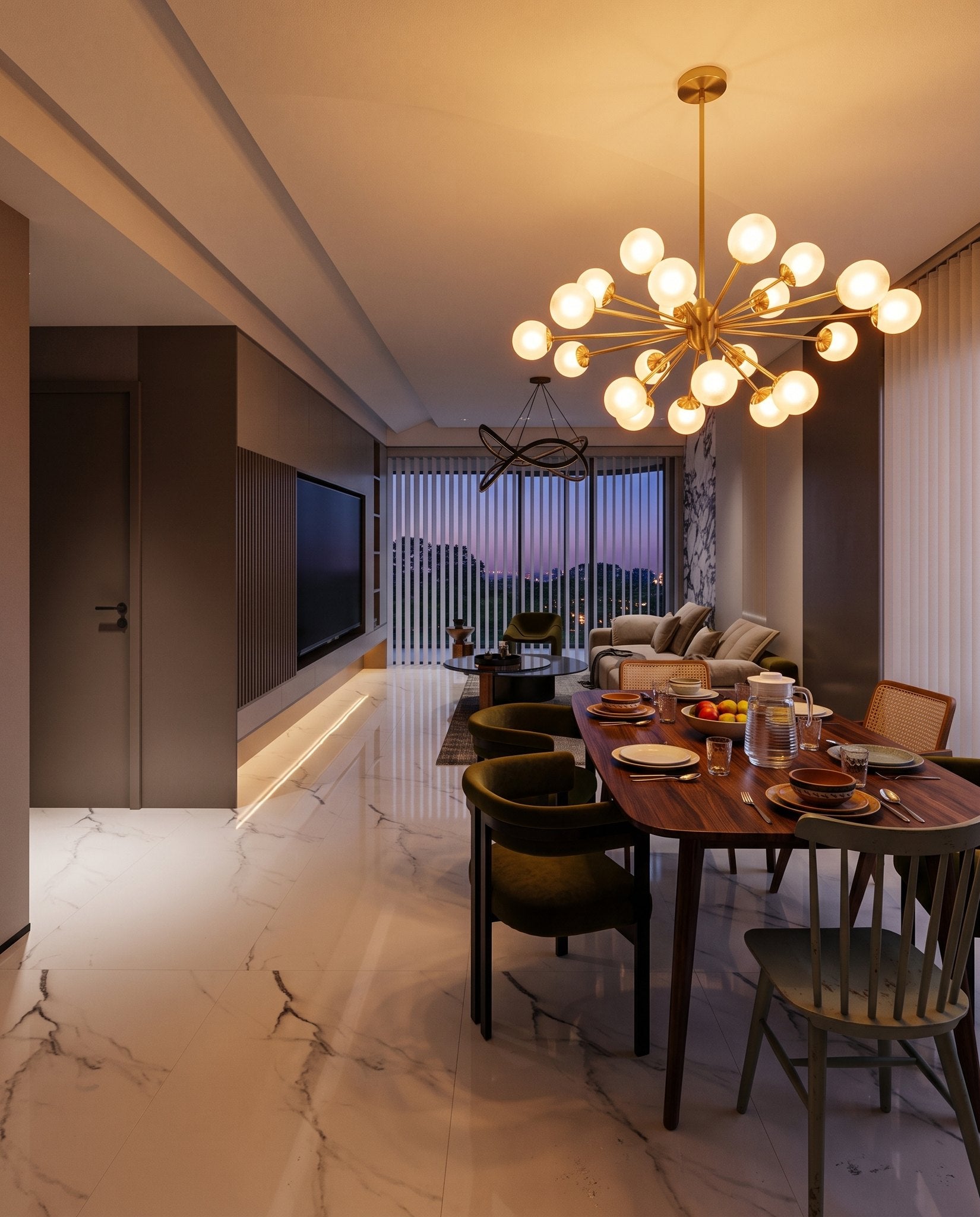 Dining room lighting